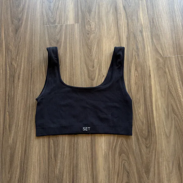 Set Active Ribbed Sports Bra - Image 2