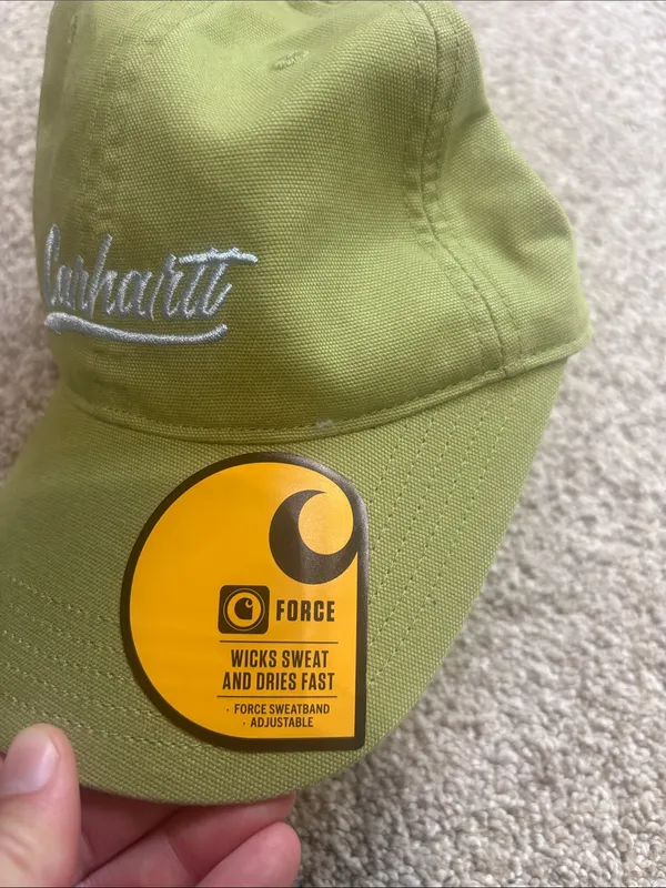 Carhartt One Size Fits Most Green Baseball Hat New With Tags - Image 6