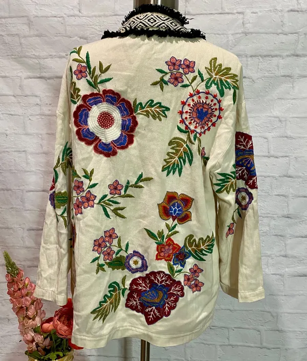 Zara Embroidered Jacket - Image 4