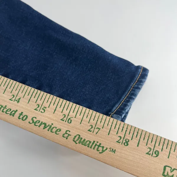 American Eagle Outfitters‎ Curvy Hi Rise Jegging Jeans Dark Wash Ripped Size 6 - Image 10