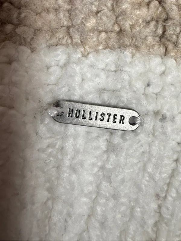 Hollister Women's Cropped Striped Knit Sweater - White with Pastel Stripes Small - Image 4