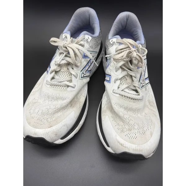 New Balance Fresh Foam 880v10 Womens 9.5 White Blue Running Shoes W880W10 - Image 2