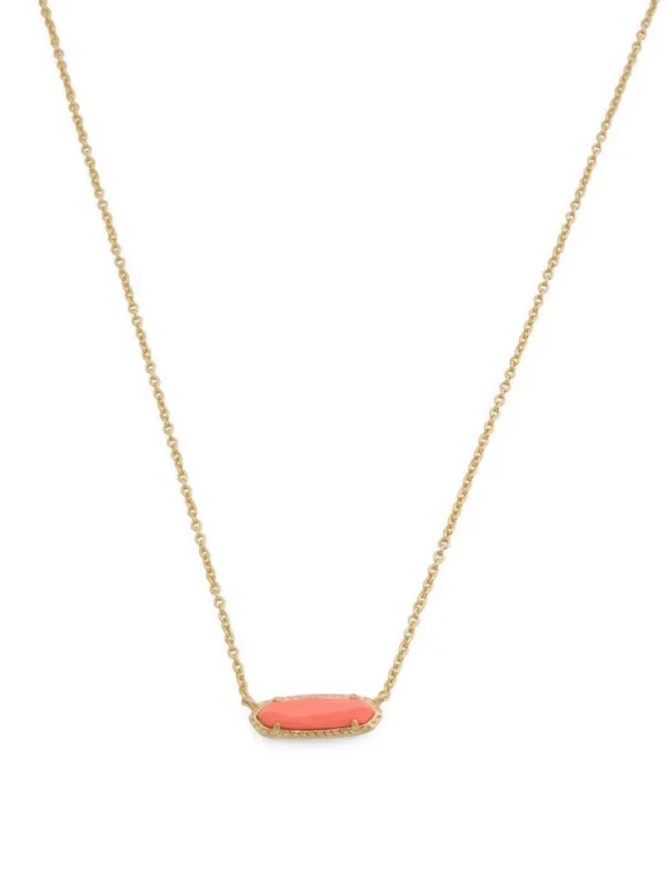 🪸KENDRA SCOTT 14K Gold Plated Eva Coral Magnesite Pendant Necklace - Image 12