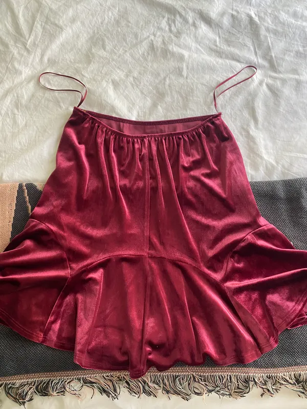 Francesca's Velvet Skirt - Image 3