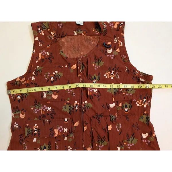 Duluth Heirloom Gardening Vest Gnomes Sz M Utility Outdoor Goblincore Kitchie - Image 2