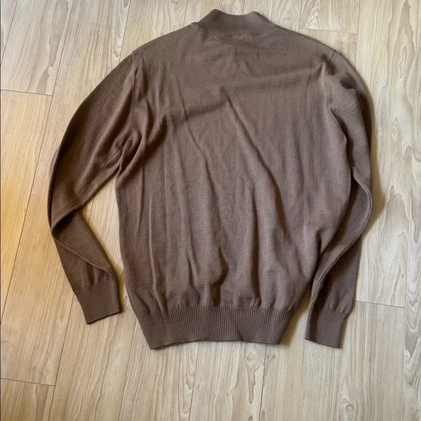 Brown Turtleneck Sweater for Women - Image 3