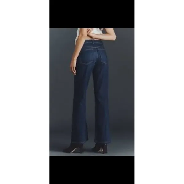 Reformation Bex Super Stretch High Rise Wide Leg Jeans Wheeler Size 26 - Image 2