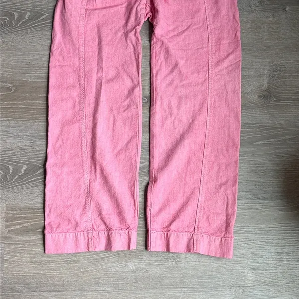 Free People Sky Rider Straight Leg in Rosebloom - Image 13
