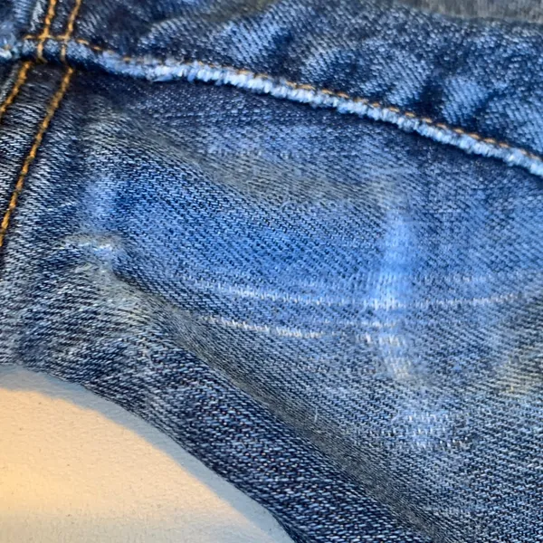 Old Navy Curvy Mid-Rise Women's Size 10 Boot Cut Jeans in Dark Blue - Image 5