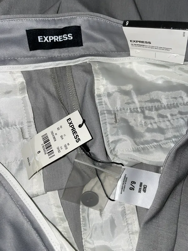 NWT HIGH RISE CROP  OFFICE PANTS - Image 3