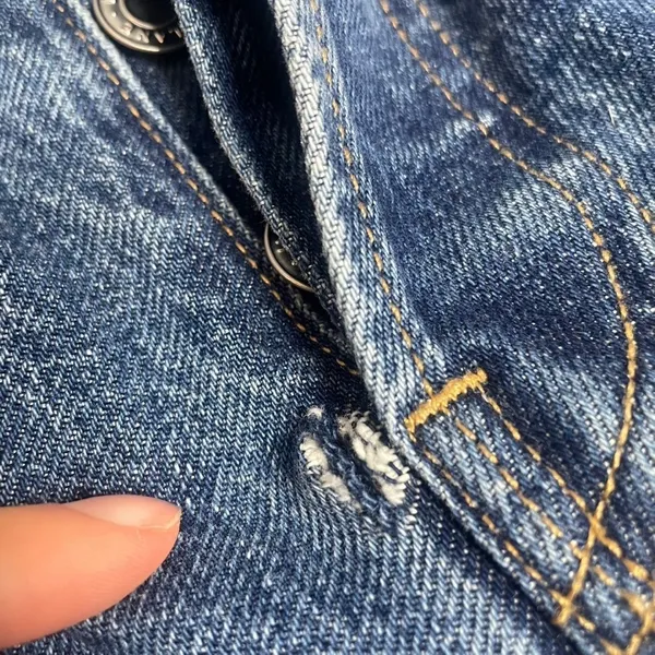 Everlane The Curvy 90s Cheeky Straight Jean Organic‎ Cotton Blue 26 Regular - Image 3