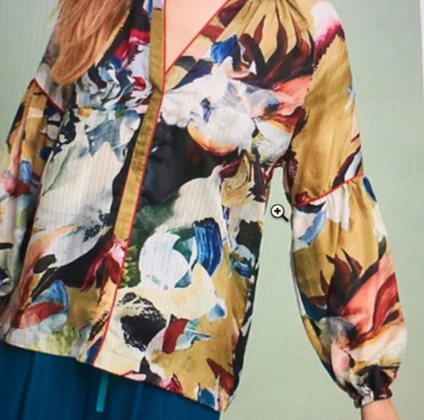 Vineet Bahl Anthropologie Silk Blouse - Image 10