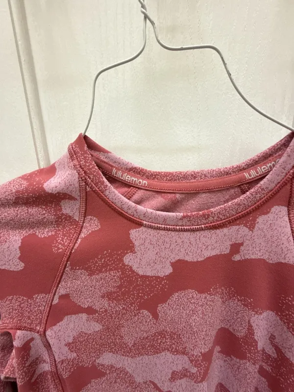 Lululemon It's Rulu Run Half Zip Pullover in Speckle Camo Pink Taupe - Image 2