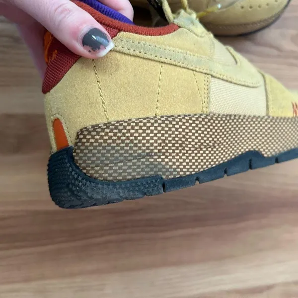 Nike Airforce 1 Wild Sneakers, Wheat gold/Rugged Orange, Women's 7.5 - Image 3