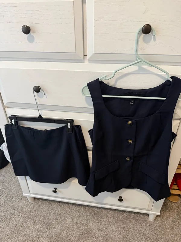 All The Ways Revolve Skirt Set Blue - Image 2