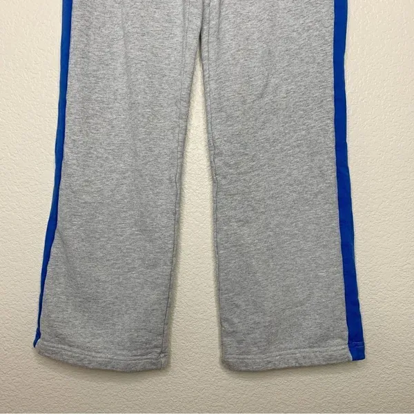 Women’s Side Stripe Fleece Straight Leg French Terry Pants, Sz Small - Image 6