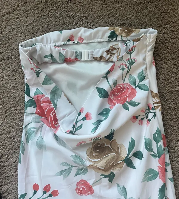 Hello Molly White Floral Midi Dress - Image 5