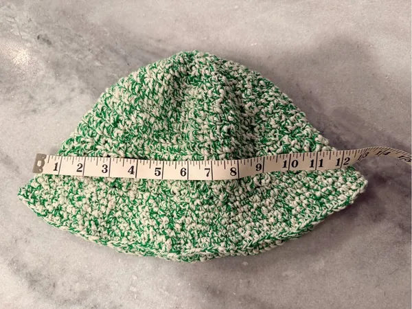 Handmade Crochet Bucket Hat 100% Cotton Lightweight Packable Festival Boho Beach - Image 4