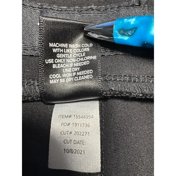 Torrid Cropped Pants‎ Stretch Career Casual Black Torrid Size 0 - Image 5