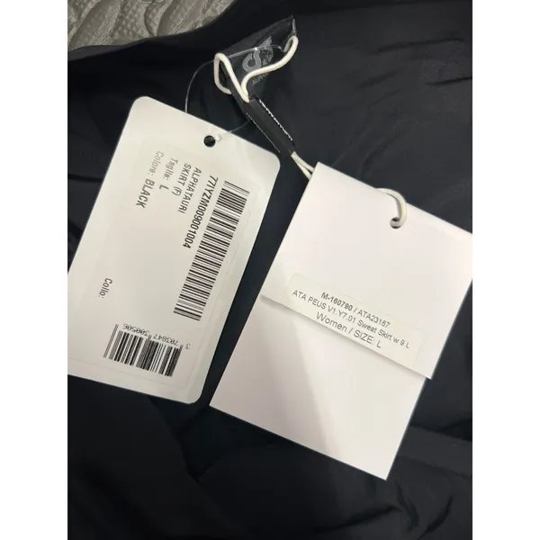 NEW Designer NWT luisaviaroma skirt L Large 8-10 black a-line skater alphatauri - Image 5