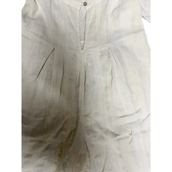 Free People Shiloh Cotton & Linen Jumpsuit‎ Summer Khaki Women's Size Medium - Image 8