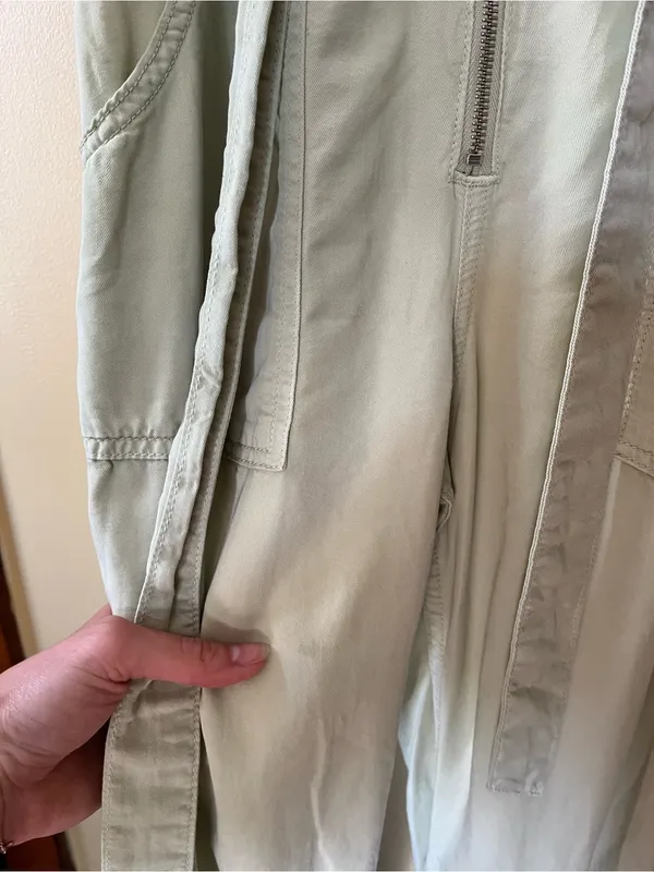 BDG Short-Sleeve Utility Jumpsuit in Light Green - Image 13