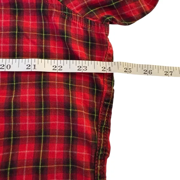 Victoria's Secret Red Plaid 2 Piece Pajama Set XL Holiday Christmas Heritage‎ - Image 9