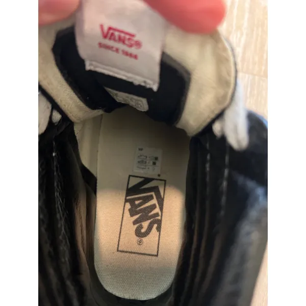 Vans Skateboard Shoe Black Sk8-Hi Hightop Size Men 3.5 / Women 5.0 - Image 7