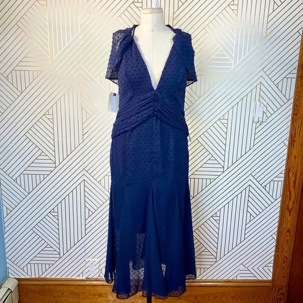 Katie May Show The F Up Navy‎ Blue Midi Dress - Image 3