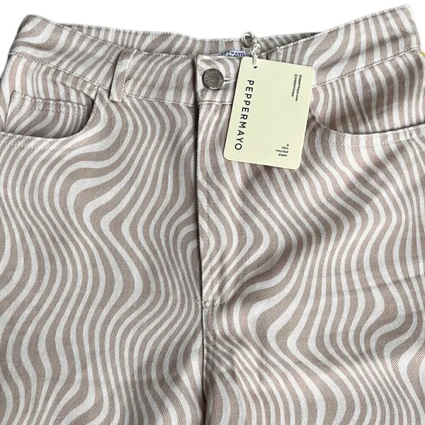 Peppermayo Electric Avenue Pants Neutral Wave Nwt 2 - Image 4