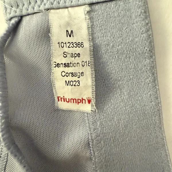 Triumph Sports Bra Shape Sensation 018 Corsage‎ M023 Size Medium Light Blue Lace - Image 5