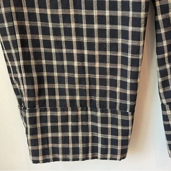 Zara Checkered Plaid Pants Crop - Image 3