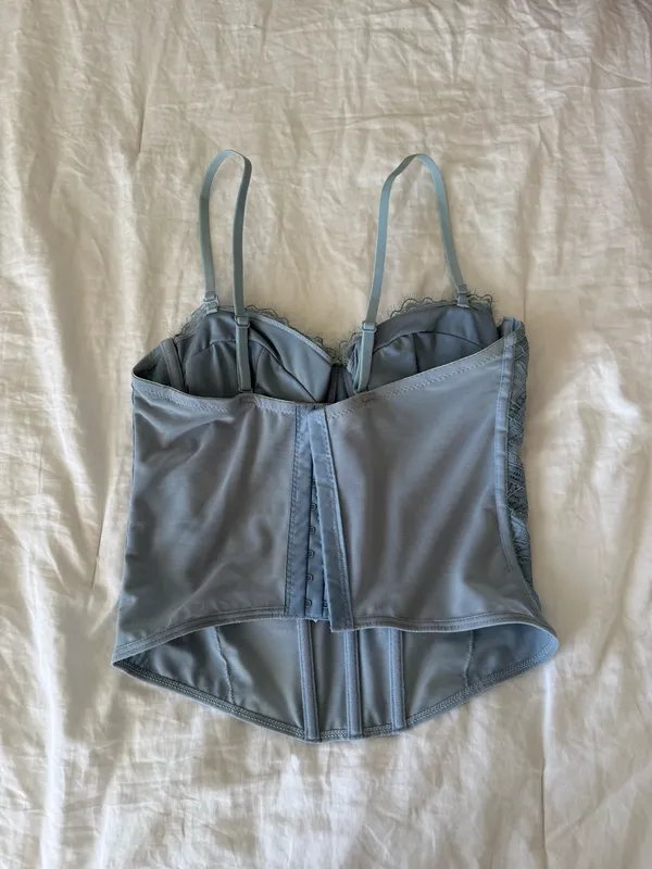 Garage Blue Corset Top - Image 3