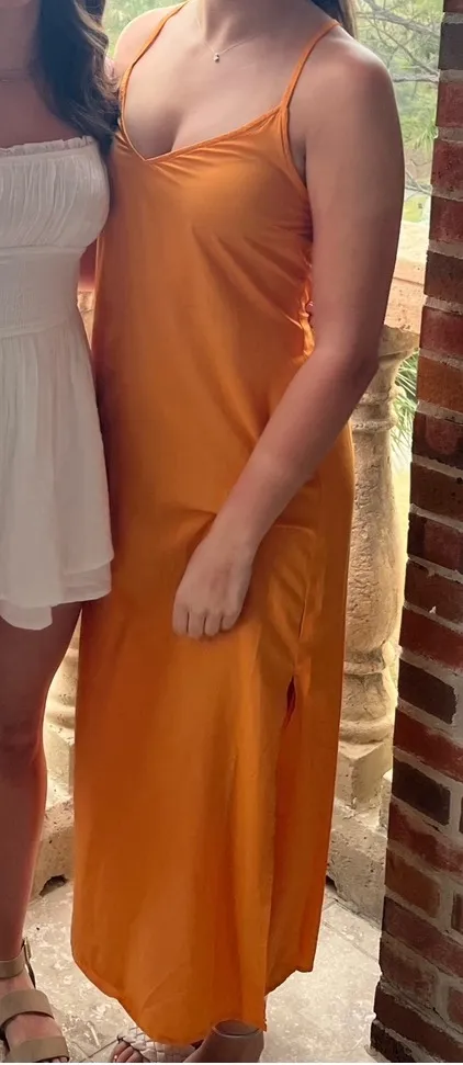 Old Navy Orange Maxi Dress - Image 2
