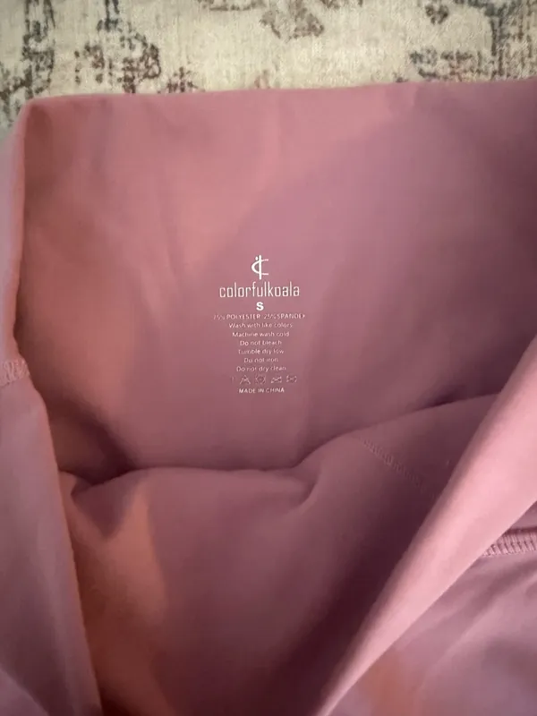 Colorfulkoala Mauve Pink Workout Leggings - Image 4