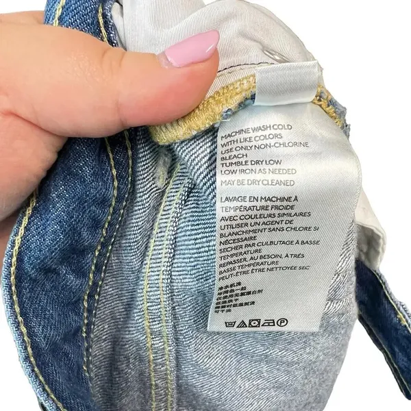 Free People Maggie Straight Jeans‎ Sequoia Blue Denim Size 28 - Image 13