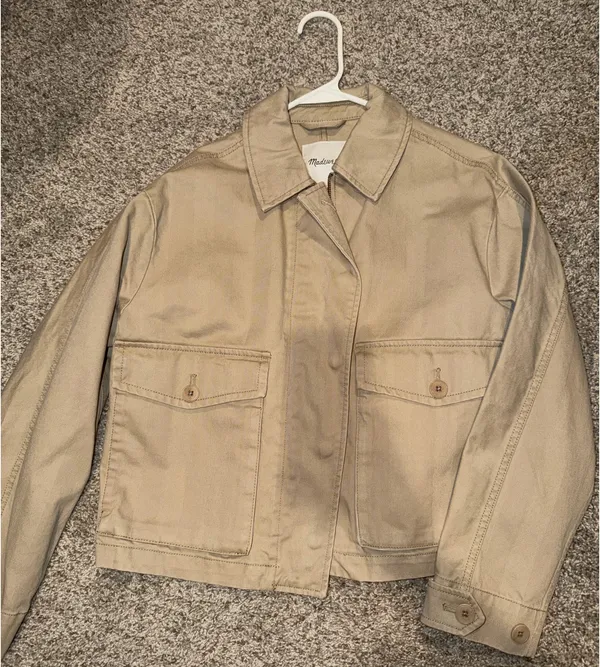 Madewell Cropped cargo jacket - Image 4