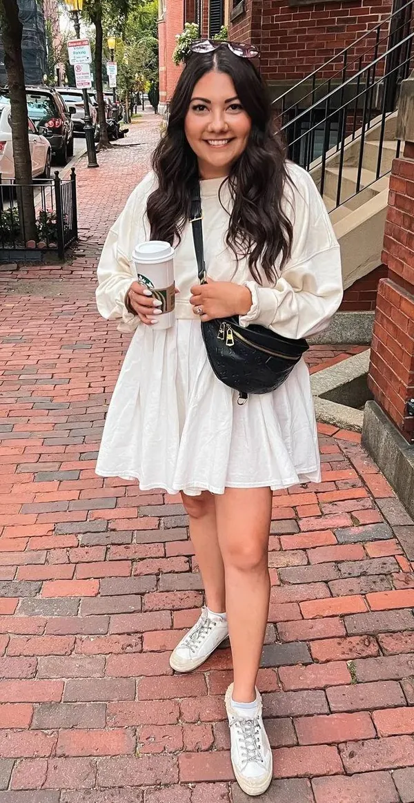 Free People Eleanor Sweatshirt Dress - Image 6