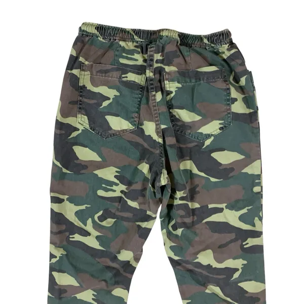 Sundry Camo Utility Jogger Pants 0 XS Military Inspired Drawstring Tapered - Image 5