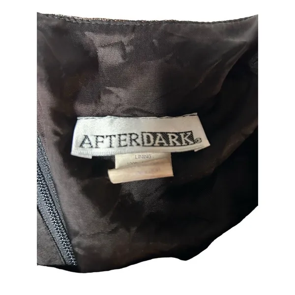 After Dark Copper Brown With Copper Specks Floral Size 16 Sleeveless Note Flaw - Image 13