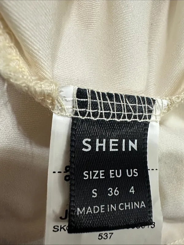 SHEIN Pale Yellow Ruffle V-Neck Maxi Dress - Image 10