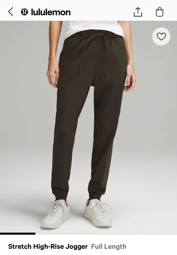 Lululemon Stretch High-Rise Joggers - Image 3