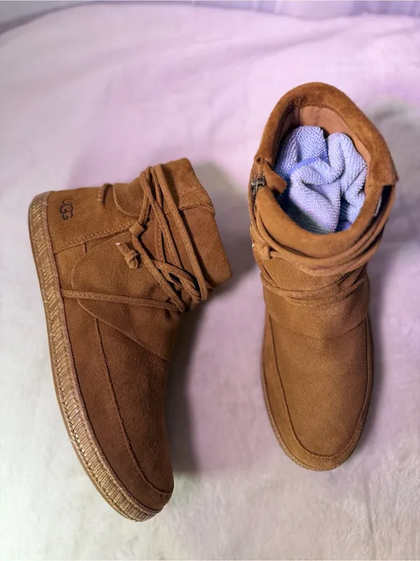 UGG Men's Chestnut/Tan Suede Ankle Boots - Image 7