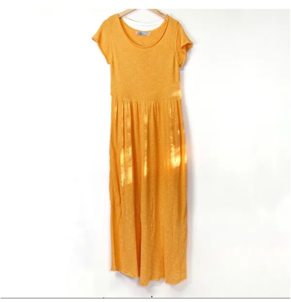 Free People Beach | Myla Babydoll Knit Orange Dress - Image 3