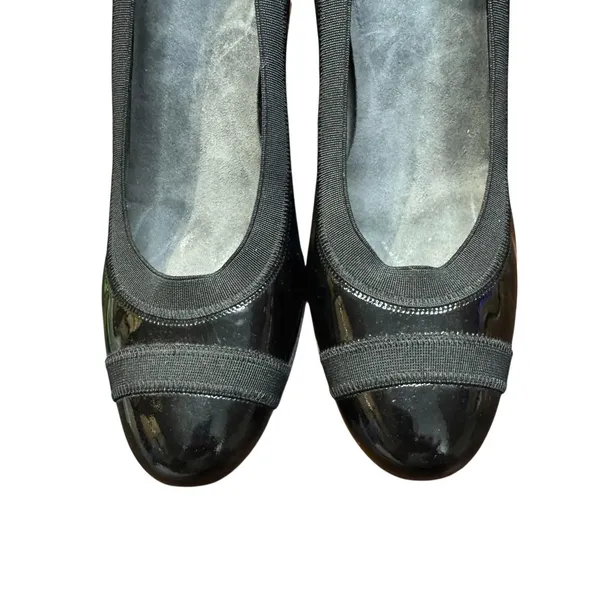 Stuart Weitzman Shoes Womens Size‎ 8 Black Patent Leather Block Heel Dress Pumps - Image 2