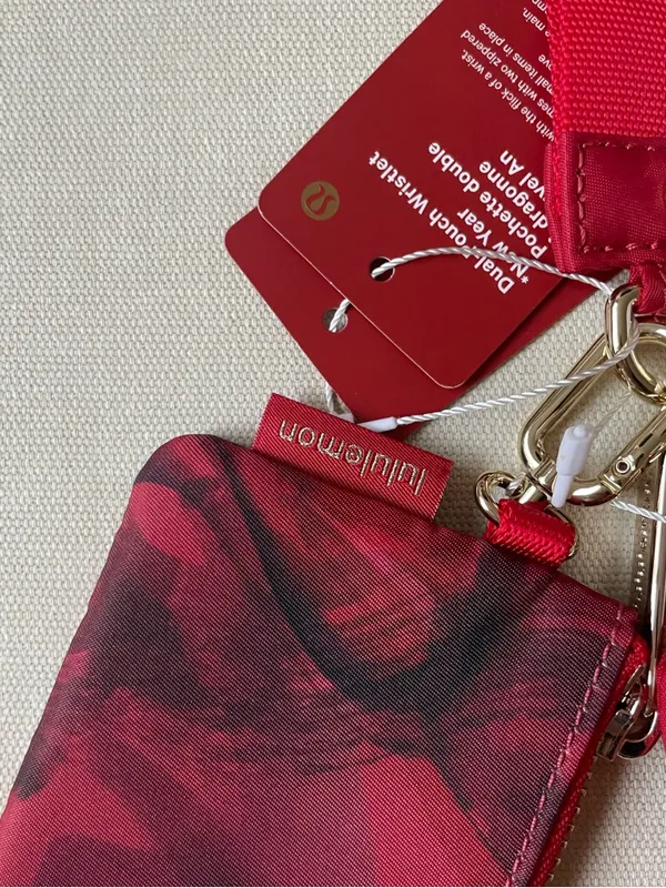 Lululemon Lunar New Year Dual Pouch Wristlet - Image 3