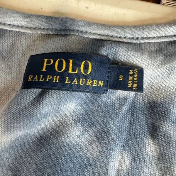 NWOT Polo Ralph Lauren Women's S Blue Tie Dye‎ Sleeveless Lightweight 3" Romper - Image 6