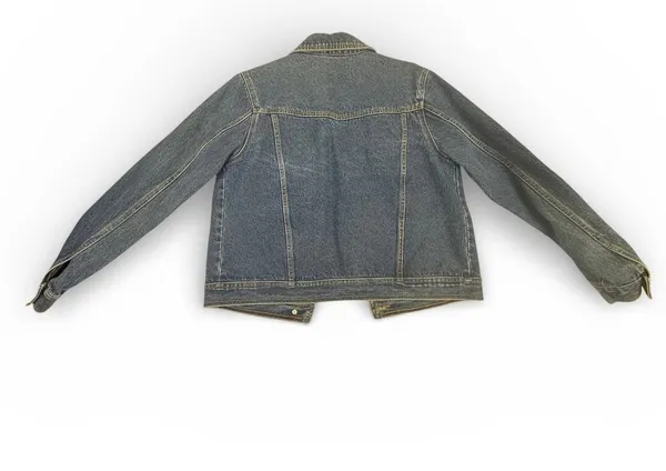 Vintage Bill Blass Jeans Women's Small Blue Denim Trucker Jacket - Image 2