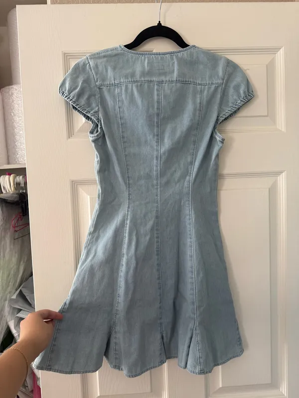 BNWT Zara TRF Blue Denim Mini Dress - Image 12