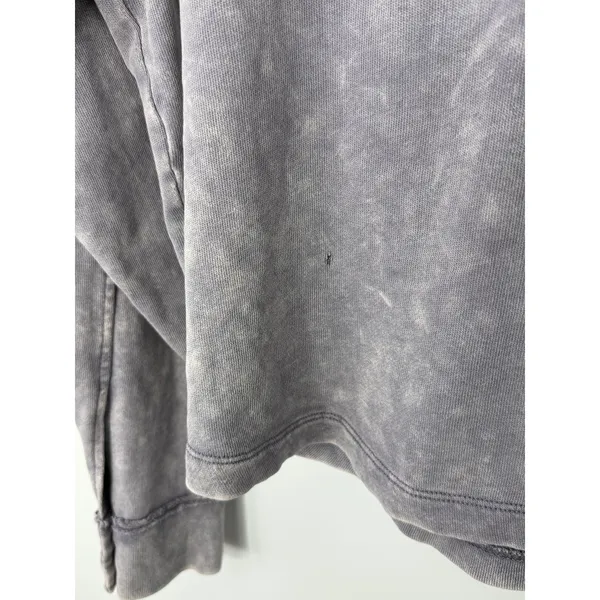 Evereve Ana Pocket Sweatshirt Washed Purple Gray XS Lounge Casual - Image 11